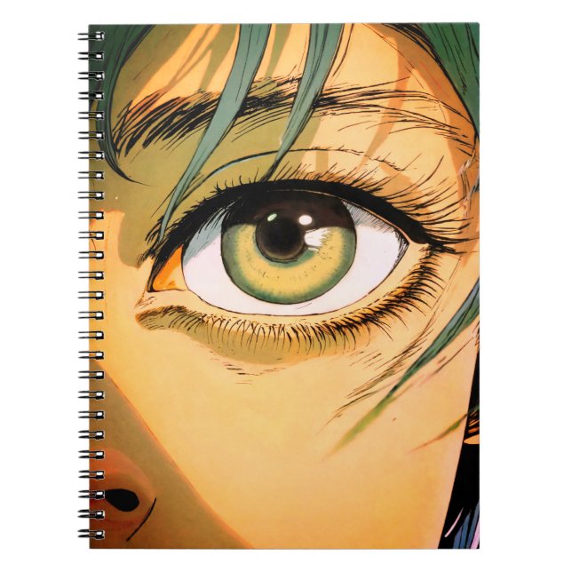  anime ambiverted female spiral notebook (Front)