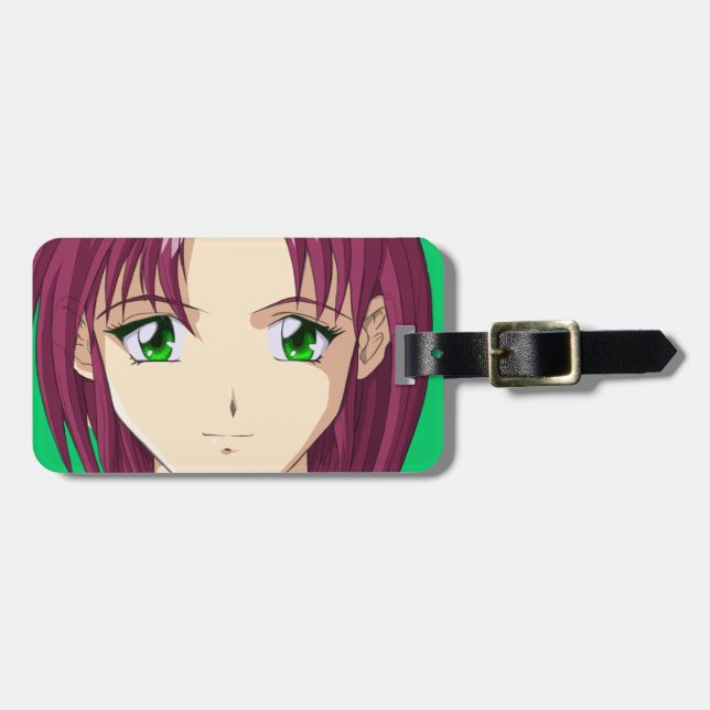 Anime and Manga Faces Luggage Tag (Front Horizontal)