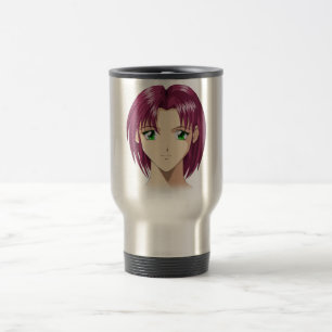 Anime and Manga Faces Travel Mug
