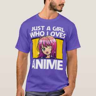 Anime Art For Women Teen Girls Anime Merch Girl An T-Shirt