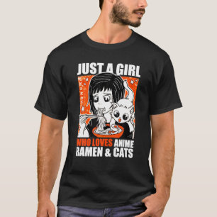 Anime Art For Women Teen Girls Japanese Anime Love T-Shirt