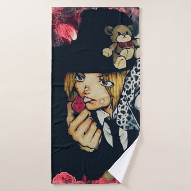 anime bath towel (Bath Towel)