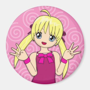 Anime Birthday Magnet