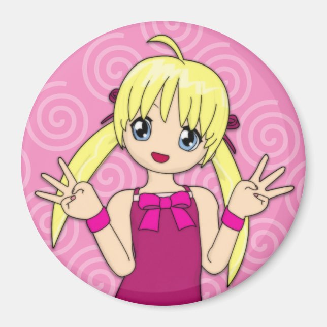 Anime Birthday Magnet (Front)