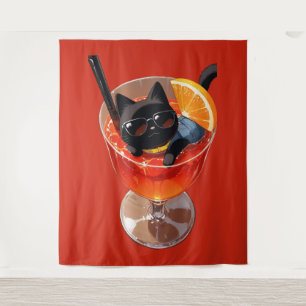 ANIME BLACK CAT TAPESTRY