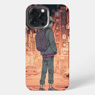Anime Boy Art iPhone 13 Pro Max Case