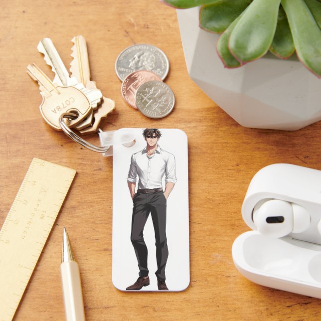 Anime Boy Handsome Ikemen Key Ring (Desk)
