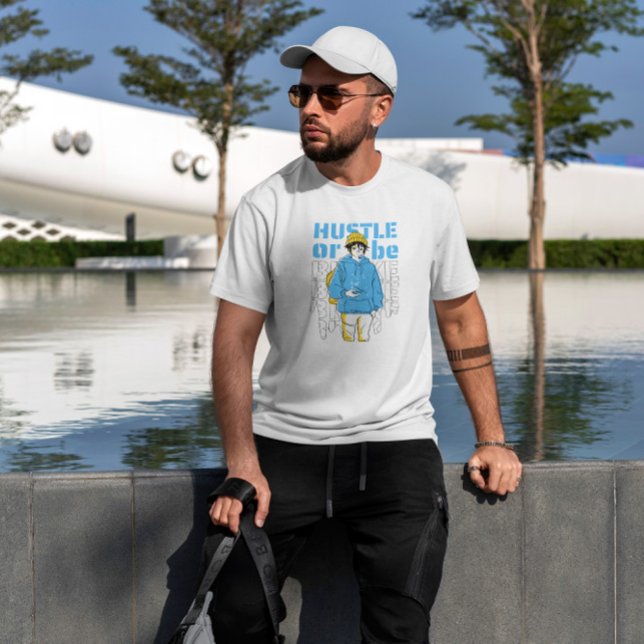 Anime Boy In Casual Hoodie  T-Shirt (Creator Uploaded)