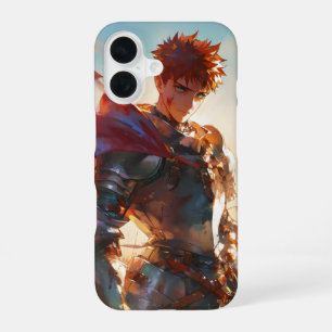 Anime Boy Knight iPhone 16 Case