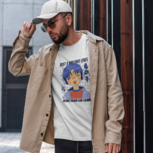 Anime Boy With Headphones T-Shirt