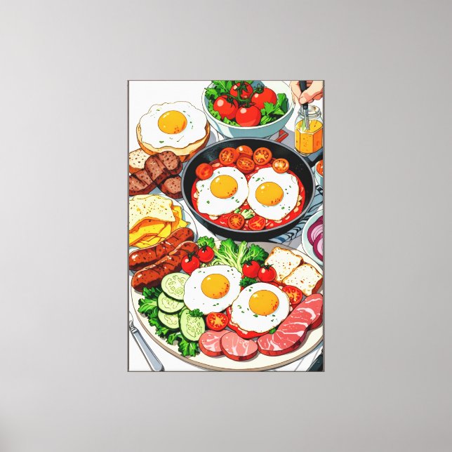Anime Canvas Print (Front)