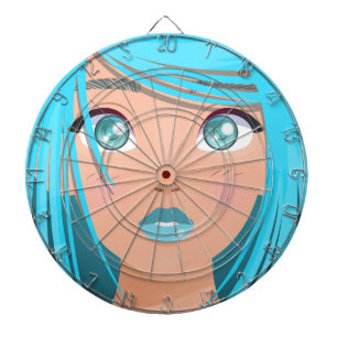ANIME CARTOON GIRL DARTBOARD