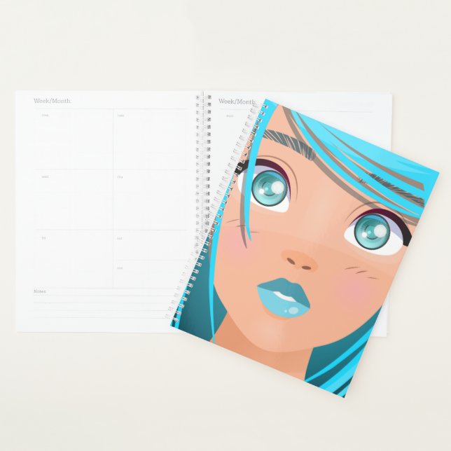 ANIME CARTOON GIRL  PLANNER (Display)
