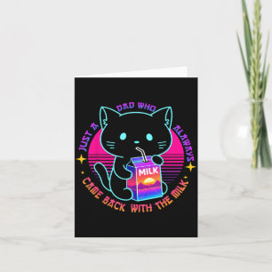 Anime Cat A Dad Who Alaways Came Back with The Card