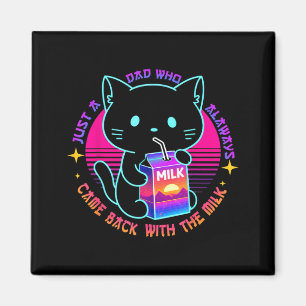 Anime Cat A Dad Who Alaways Came Back with The Magnet