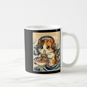 Anime Cat Ramen Gamer Japanese Art Retro Vintage C Coffee Mug