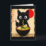 Anime Cat Ramen Japanese Funny Cat Graphic Tees An Card<br><div class="desc">Anime Cat Ramen Japanese Funny Cat Graphic Tees Anime Gifts</div>