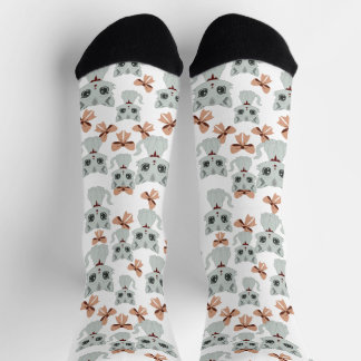Anime cat socks