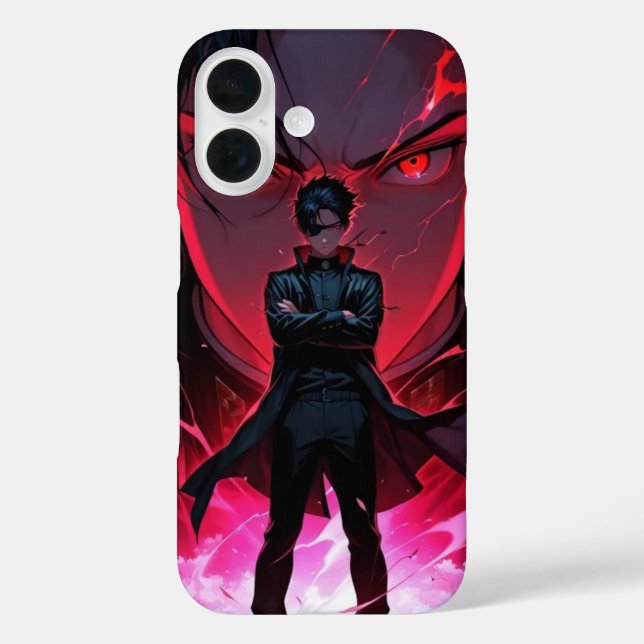 Anime character in a suit  Case-Mate iPhone case (Back)