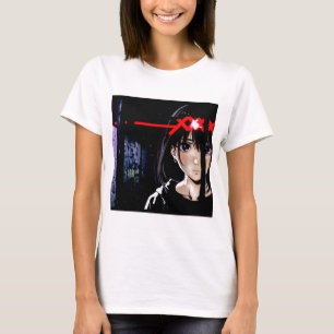 Anime Character Portrait - Intense Dark Aesthetic T-Shirt