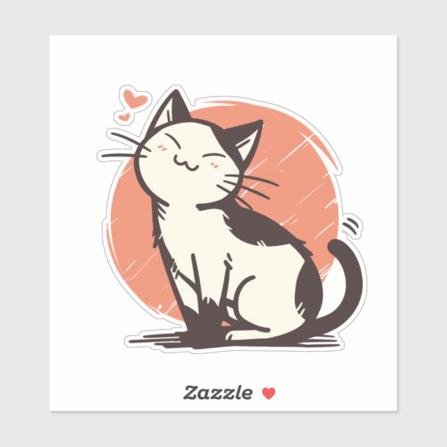 Anime Chibi Tuxedo Cat (Sheet)