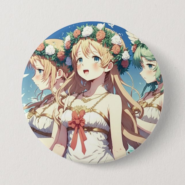 Anime Chor 7.5 Cm Round Badge (Front)