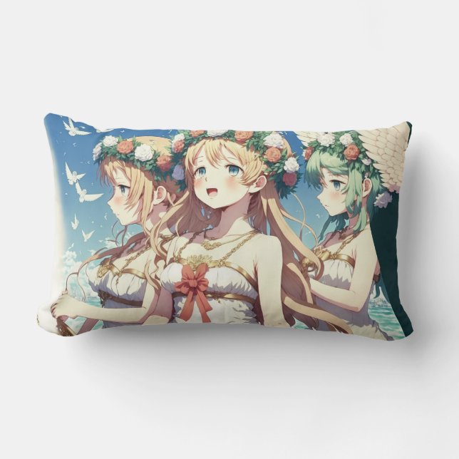 Anime Chor Lumbar Cushion (Front)