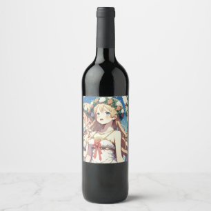 Anime Chor Wine Label