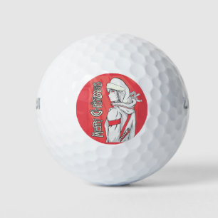 Anime christmas_sweater, Xmas Cute Girl Golf Balls