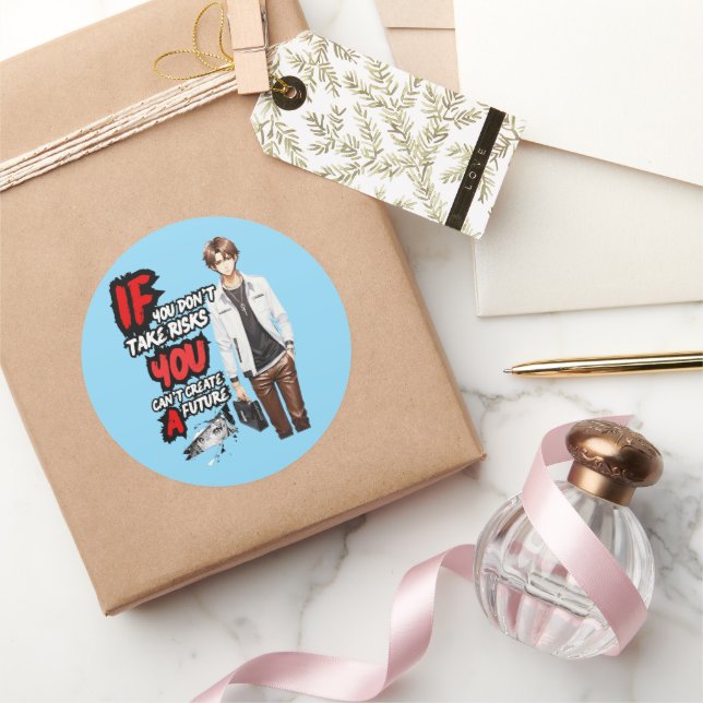 ANIME CLASSIC ROUND STICKER (Gifting)