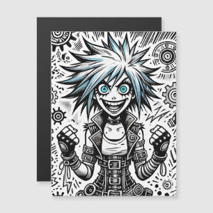 anime comic cheerful art original blu_eyes black_a