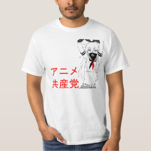 Anime Communist Party / Anarchist Waifu Tee