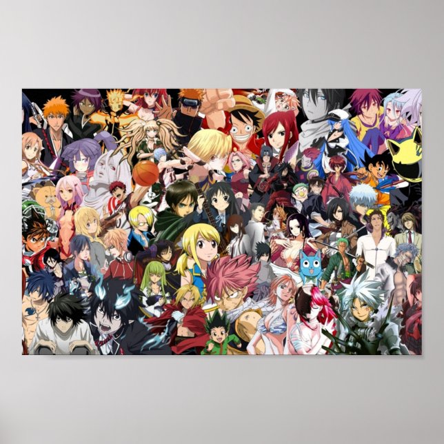 Anime crossover poster (Front)