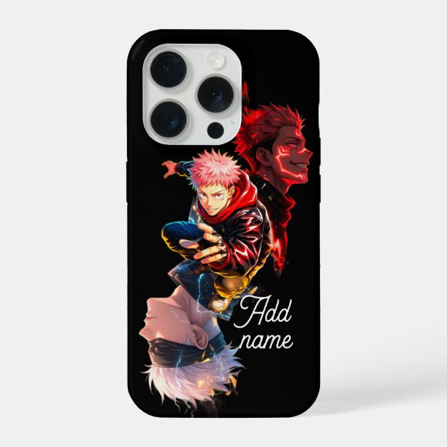 Anime Custom Name Phone Case – Personalised Jujuts (Back)