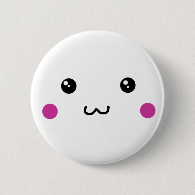 Anime Cute Button (Front)