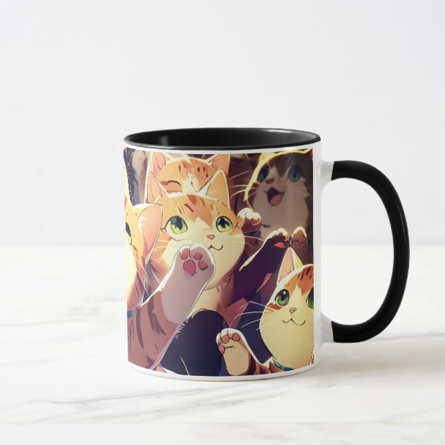 Anime cute cat mug (Right)