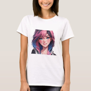 Anime Cute Japanese Kawaii Cartoon Otaku girl T-Shirt