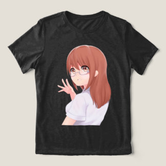 Anime cute T-shirt for women Tri-Blend Shirt