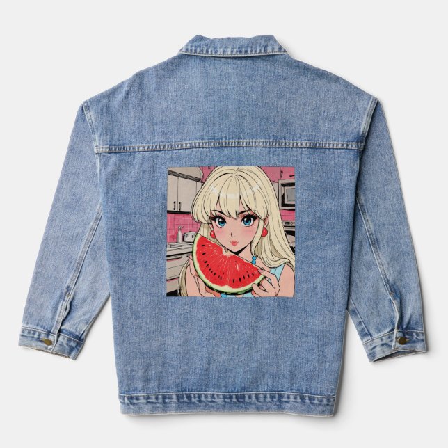 Anime Denim Jacket (Back)