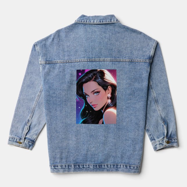 Anime Denim Jacket (Back)