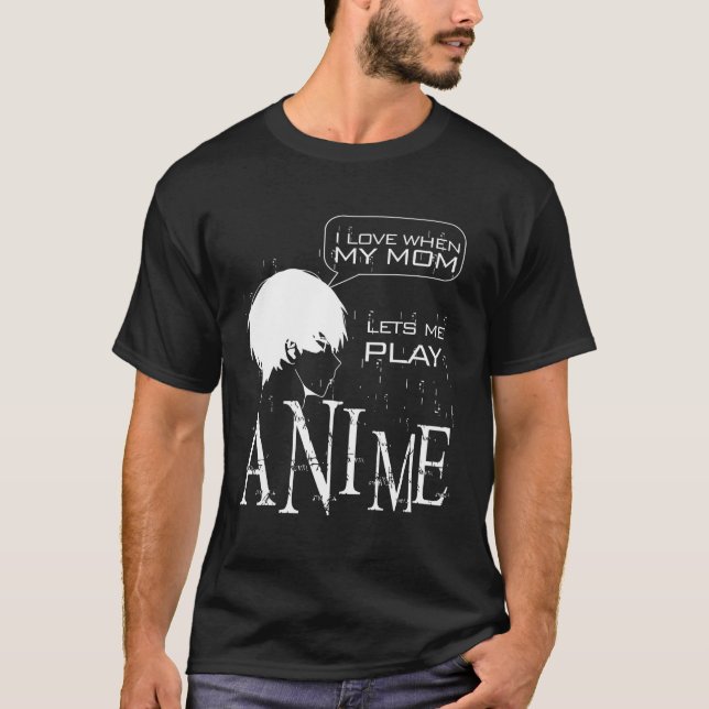 Anime Designs for Teen Girls Cosplay for Boys T-Shirt (Front)