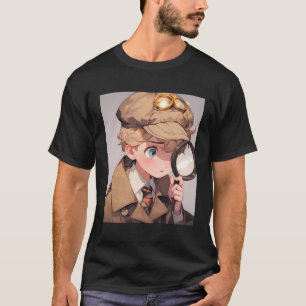 Anime Detective Private Investigator Sleuth Crime T-Shirt