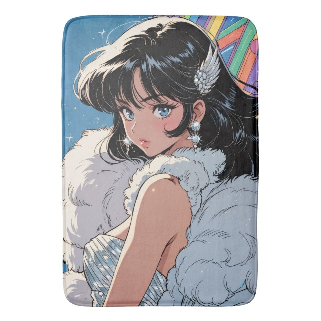 Anime diva bath mat (Front Vertical)