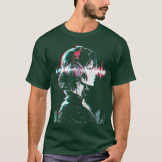 Anime DJ Music Headphones boy T-Shirt