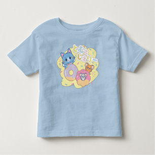 Anime Doughnut Delights with Tom, Jerry, and Tuffy Toddler T-Shirt