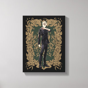 Anime Draco Malfoy Ornate Frame Canvas Print