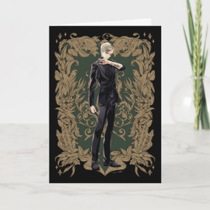 Anime Draco Malfoy Ornate Frame Card