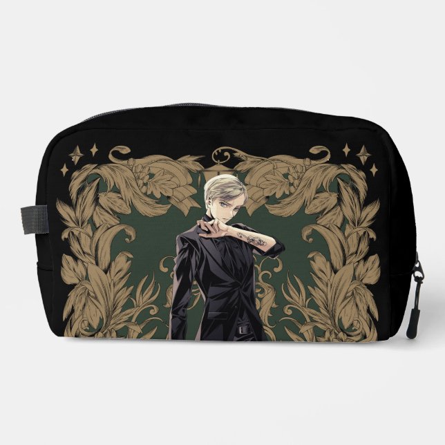 Anime Draco Malfoy Ornate Frame Dopp Kit (Front)