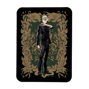 Anime Draco Malfoy Ornate Frame Magnet