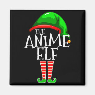 Anime Elf Group Matching Family Christmas Gift Hol Magnet